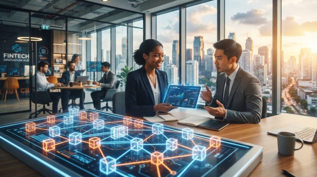 Blockchain and fintech technologies