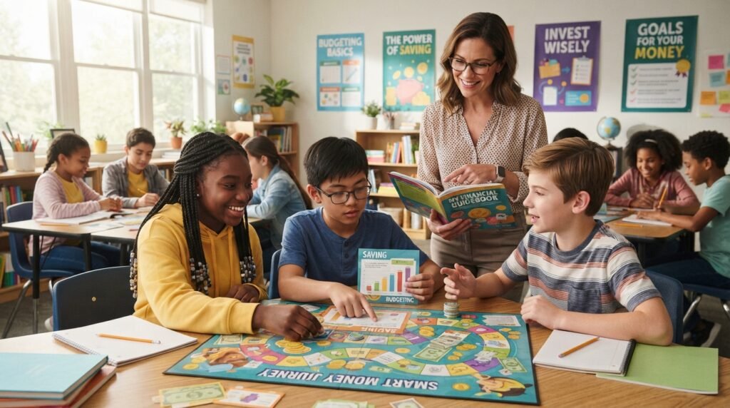 Financial education activities for children and students